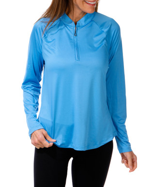 Thumbnail 1: Emerald Eighteen Women's Solid Quarter Zip Pullover 