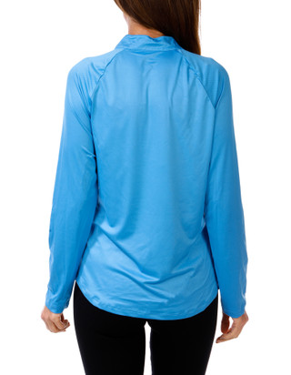 Thumbnail 2: Emerald Eighteen Women's Solid Quarter Zip Pullover 