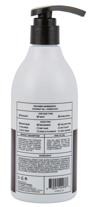Thumbnail 2: Herbal+osophy 16 oz Color Perfecting Purple Shampoo 