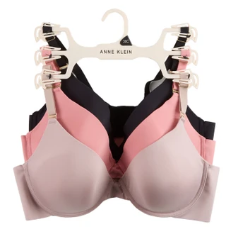 Thumbnail 1: ANNE KLEIN Women's 3 Pk T-Shirt Bras 