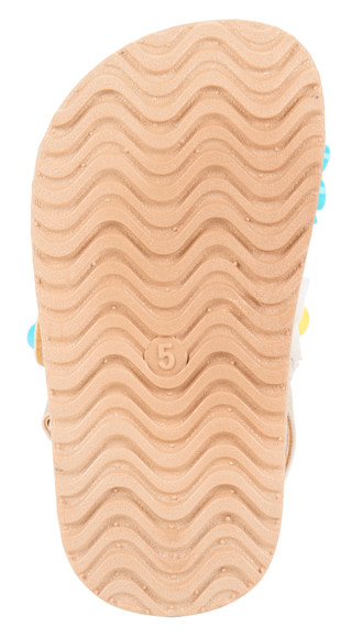 Thumbnail 3: Bebe Toddler Girl's Floral Appliques Sandals 