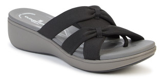 Thumbnail 1: Clarks Women's Breezerae Comfort Slides  
