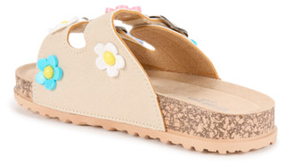 Thumbnail 4: Bebe Girl's Floral Appliques Sandals 