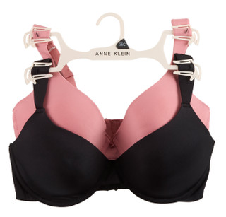 Thumbnail 1: ANNE KLEIN Women's 2 Pk T-Shirt Bras 
