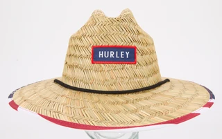 Thumbnail 2: Hurley Men's Americana Straw Lifeguard Hat 