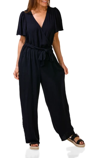 Thumbnail 1: ADRIENNE VITTADINI Women's Floral Print Jumpsuit  