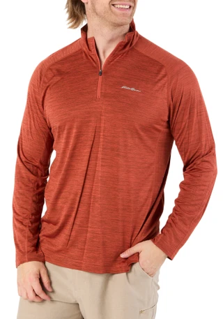 Thumbnail 1: Eddie Bauer Men's Active Quarter Zip Pill-Over 