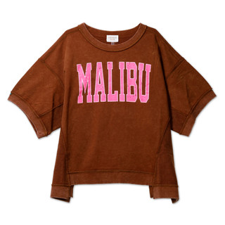 Thumbnail 1: Fantastic Fawn Women's Oversized Distressed Malibu Sweatshirt 