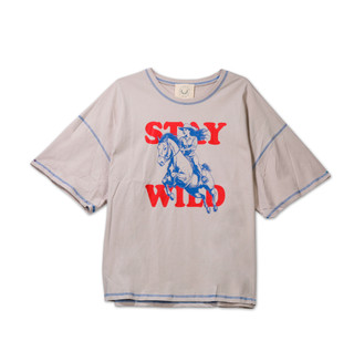 Thumbnail 1: Fantastic Fawn Women's Stay Wild Graphic Tee 