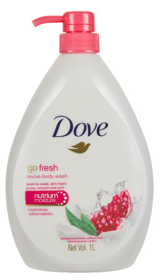 Thumbnail 1: DOVE 33.8 oz Pomegranate & Lemon Verbena Scented Body Wash 
