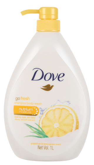 Thumbnail 1: DOVE 33.8 oz Grapefruit & Lemongrass Scented Body Wash  