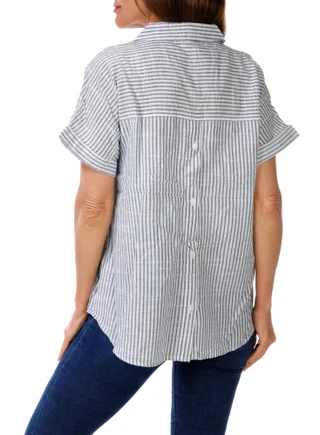Thumbnail 2: Women's Stripe Print Top  
