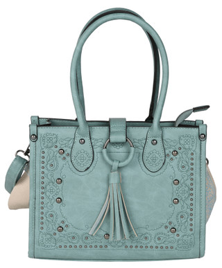 Thumbnail 1: Anneliese Faux Leather Studded Tote  
