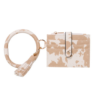 Thumbnail 1: DS Fashion Cow Print O'Ring Card Case  