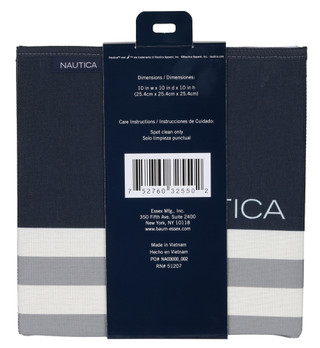 Thumbnail 2: Nautica 10x10 Stripe Foldable Storage Cube 