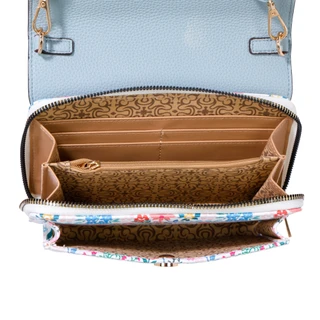 Thumbnail 3: DS Fashion Faux Leather Organizer Crossbody Wallet  