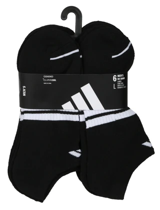Thumbnail 1: Adidas Men's 6 Pk No Show Socks  