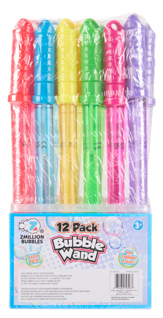 Thumbnail 2: Zmillion Bubbles 12 Pk Bubble Wands  