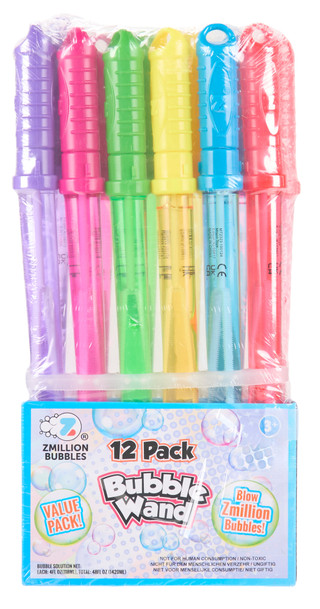 Thumbnail 1: Zmillion Bubbles 12 Pk Bubble Wands  