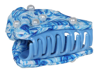 Thumbnail 1: LILLY PULITZER Fabric Pearl Claw Clip  