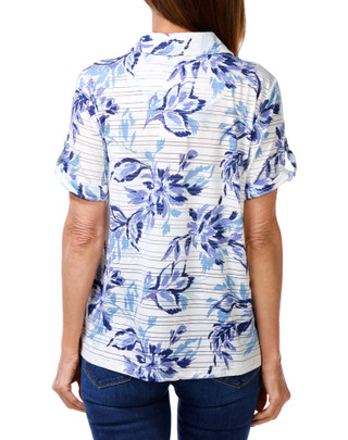 Thumbnail 2: Kate Park Women's Floral Print Top  