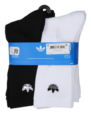 Thumbnail 2: Adidas 6 Pk Crew Cut Unisex Socks  
