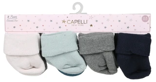 Thumbnail 2: Capelli Baby Boys 8 Pk Cushioned Socks  