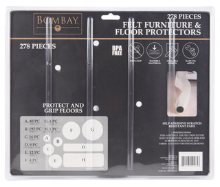 Thumbnail 2: Bombay 278 PC Felt Furniture & Floor Protectors  