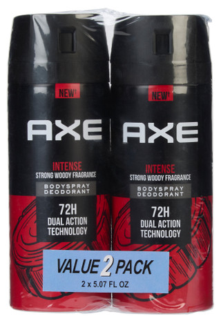 Thumbnail 1: Axe Men's 2 Pk Intense Body Sprays 
