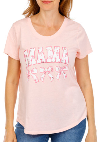 Thumbnail 1: Sable Sky Women's Mama & Bows Graphic Tee 