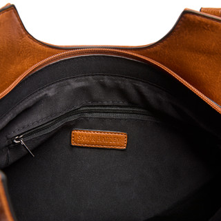Thumbnail 3: Sam & Hadley Embossed Paisley Cognac Tote Bag 