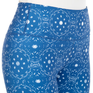 Thumbnail 4: VOGO Women's Active Mosaic Print Capri Leggings 