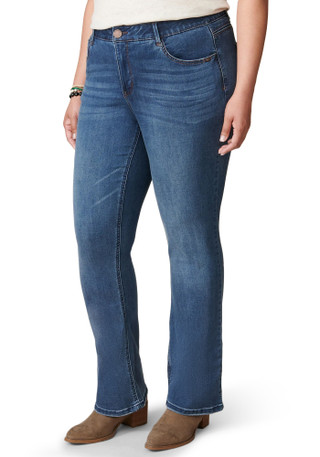 Thumbnail 3: Democracy Plus Ab Solutions High Rise Itty Bitty Boot Jeans 