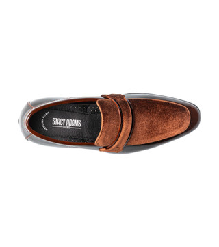 Thumbnail 3: Stacy Adams Stacy Adams Mens Spratley Moc Toe Saddle Slip Ons 