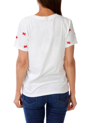 Thumbnail 2: Wild Fox Women's Embroidered Crab Print  