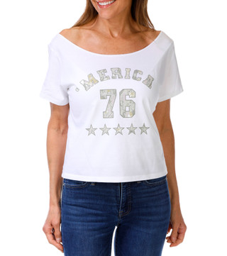 Thumbnail 1: Organic Generation Women's Merica Camo Tee  