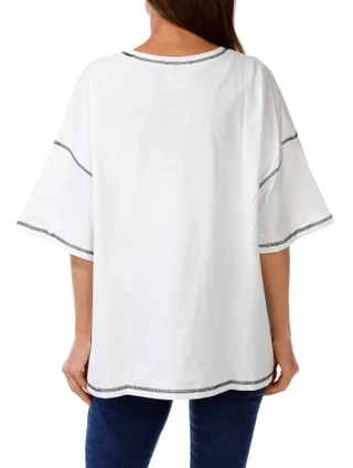Thumbnail 2: Fantastic Fawn Women's Bold Stitch Cowgirl Graphic Top 