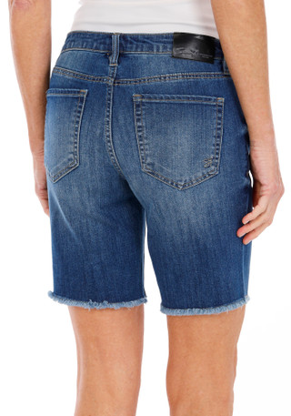 Thumbnail 2: SEVEN7 Women's 5 Pocket Stretch Bermuda Shorts 