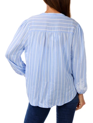 Thumbnail 2: Hester & Orchard Women's Stripe Print Top  