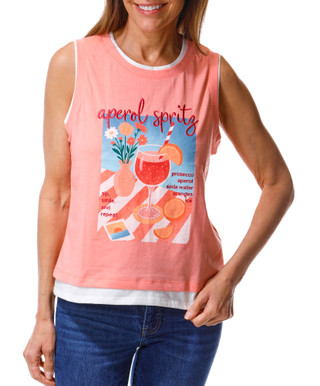 Thumbnail 1: Wild Fox Women's Sleeveless Graphic Top  