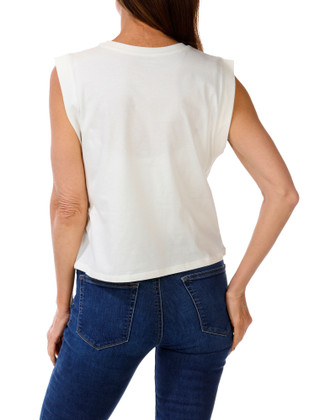 Thumbnail 2: Organic Generation Women's Grommet Graphic Sleeveless Top  