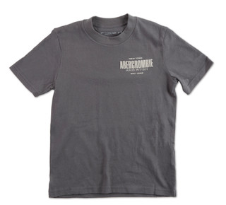 Thumbnail 1: Abercrombie & Fitch Boys Short Sleeve Logo Tee 