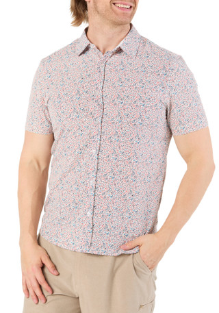 Thumbnail 1: FLAG & ANTHEM Men's Active Americana Golf Print Button Up Shirt 