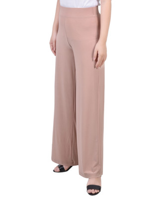 Thumbnail 3: Ny Collection NY Collection Womens Petite Pull On Palazzo Pants 