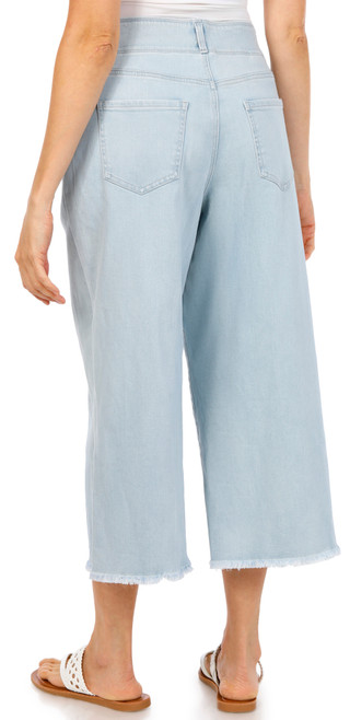 Thumbnail 3: NYDJ Women's High Rise Brigitte Wide Leg Capris 