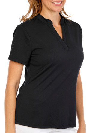 Thumbnail 3: REEL LEGENDS Women's Short Sleeve Freeline Collared Top 