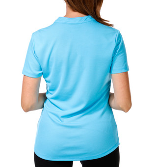 Thumbnail 2: REEL LEGENDS Women's Short Sleeve Freeline Collared Top 