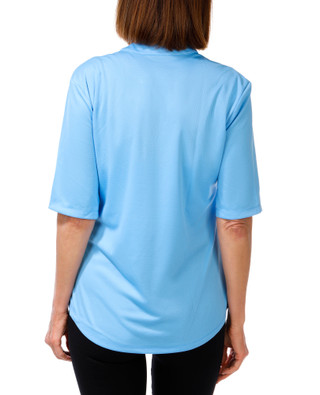 Thumbnail 3: REEL LEGENDS Women's Short Sleeve Freeline Collared Top 