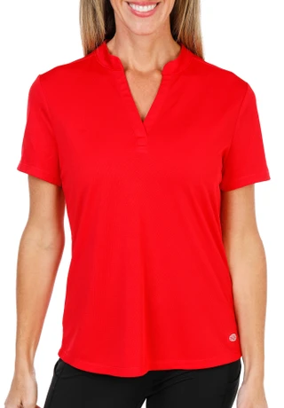 Thumbnail 1: REEL LEGENDS Women's Short Sleeve Freeline Collared Performance Top 