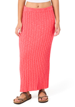 Thumbnail 1: BY TOGETHER Juniors Ribbed Midi Skirt 
